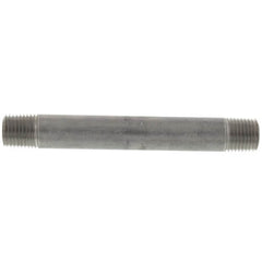 Merit Brass 4006-400 Stainless Steel 304/304L Pipe Fitting Nipple Schedule 40 Welded 3/8 x 4 NPT Male