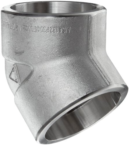 Merit Brass SW3402D-24 304/304L Forged Stainless Steel Pipe Fitting 3000 lb 1-1/2 in Elbow