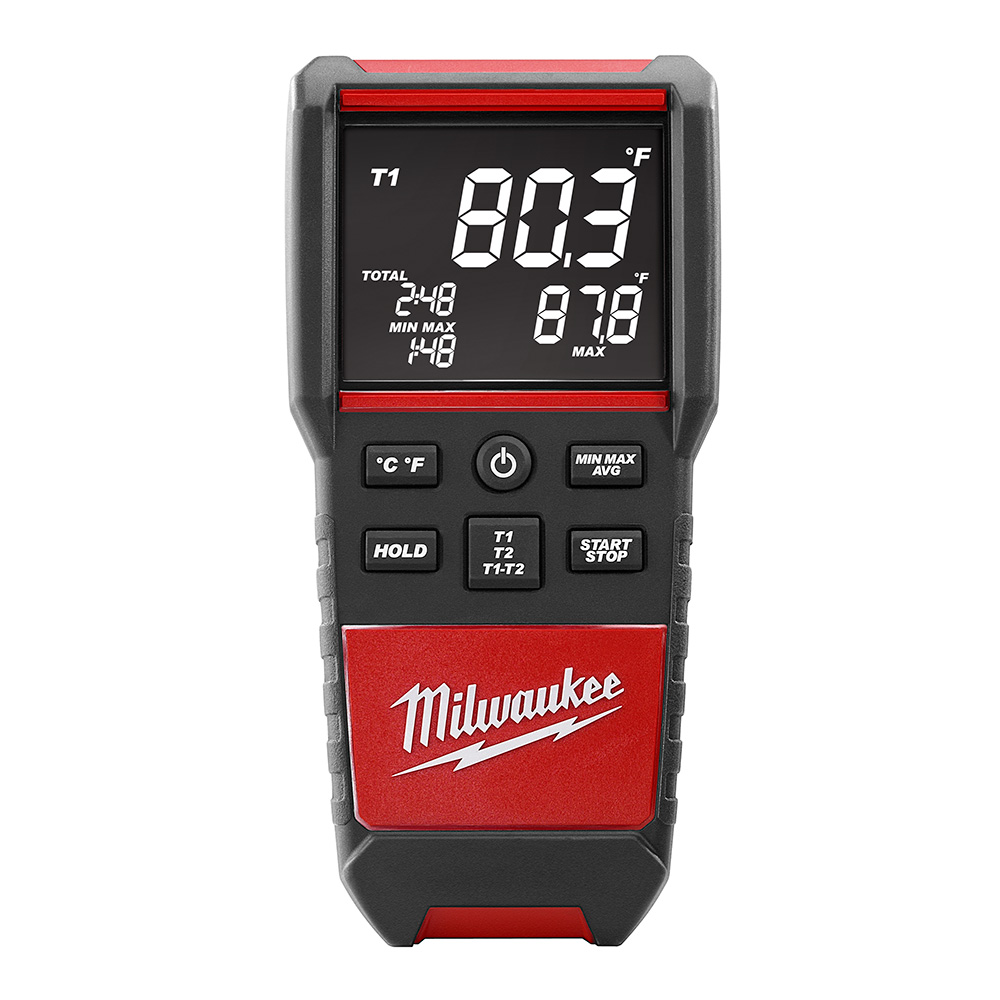 Milwaukee 2270-20 Contact Temp Meter Power