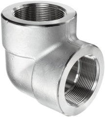 Merit Brass 3401D-16 Pipe 90 deg Elbow Class 3000 1 in FNPT