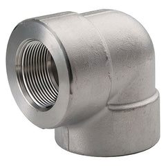 Merit Brass 3401D-16 Pipe 90 deg Elbow Class 3000 1 in FNPT