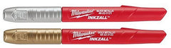 Milwaukee 48-22-3123 INKZALL Silver/Gold Fine Point Markers (2 Pack)