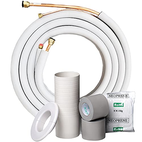 MRCOOL MC25-1412 1/4 x 1/2 12K and 18K BTU Mini Split Line Set AC Kit