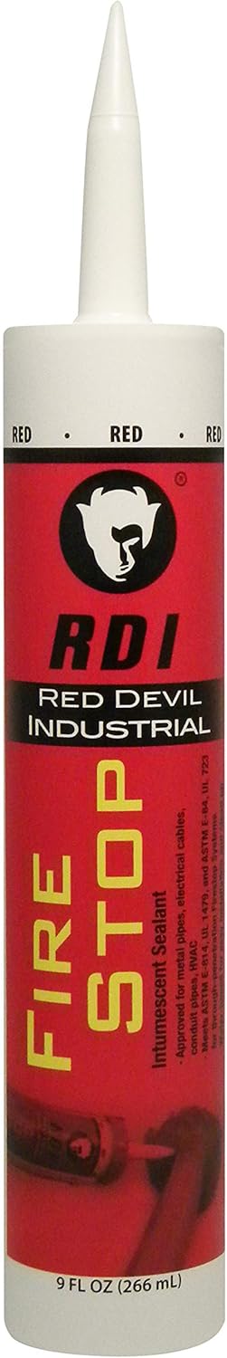 Red Devil LC150RD Firestop Fire Barrier, 9 Ounce