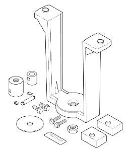 Schneider Electric AV-496 Valve Linkage for Mk88-89 Actuator