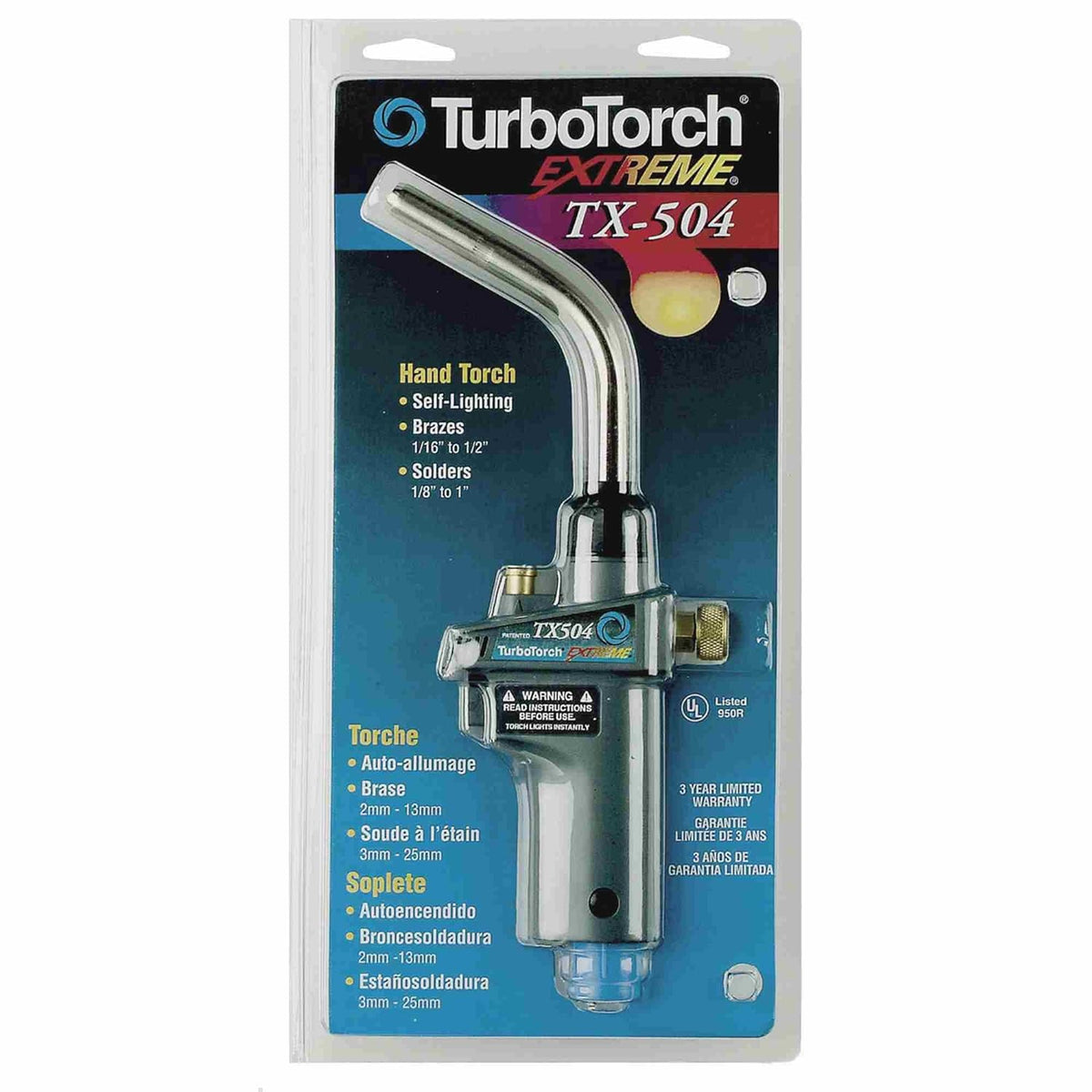 TurboTorch 0386-1293 TX504 Turbo Extreme Hand Torch