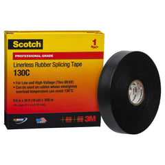 3M 41717 Scotch Linerless Electrical Splicing Tape 130C for Wires and Cables 3/4 in x 30 ft