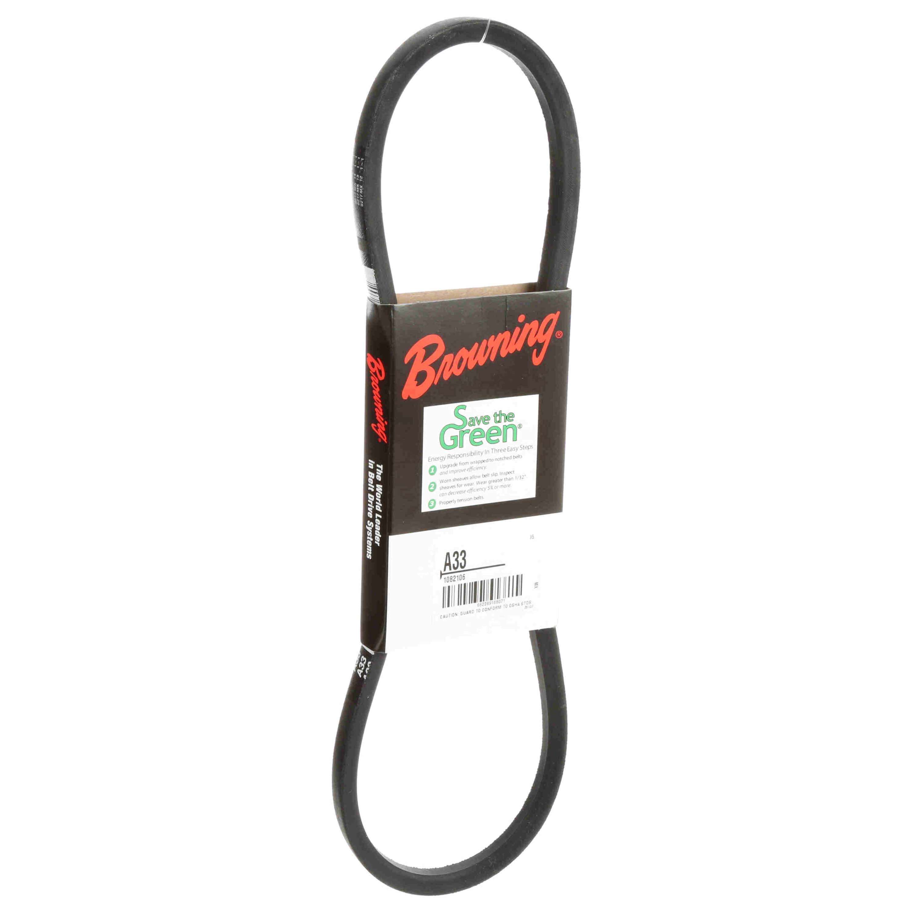 Browning A33 1/2 x 5/16 Super Gripbelt w/ 34.3 Pitch (35.2 Length)