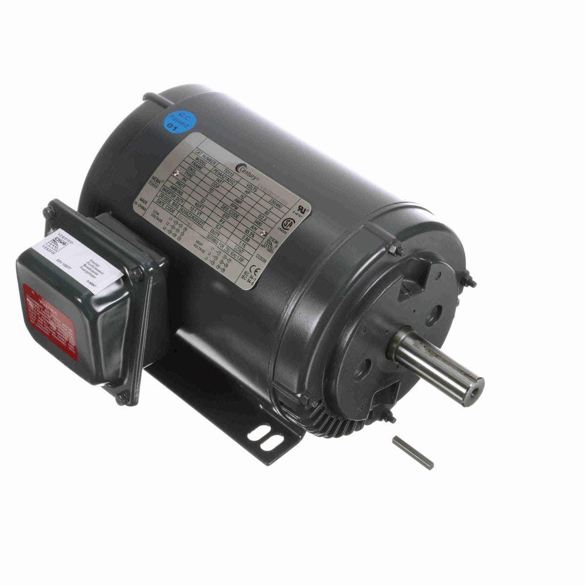 Century TO113 General Purpose Motor 2 HP 208-230/460