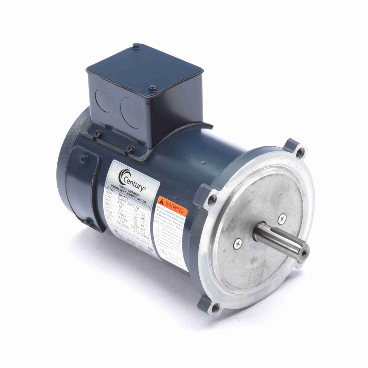 Century UDC111 PMDC Motor 1/4 HP 90V Reversible DC