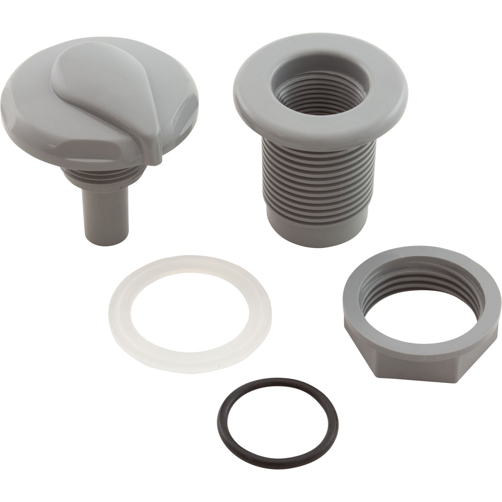 Custom Molded Products 25098-001-000 Air Ctrl, CMP, 1-3/4hs, 2-5/8fd, Crescent, Gray, 1, Gen