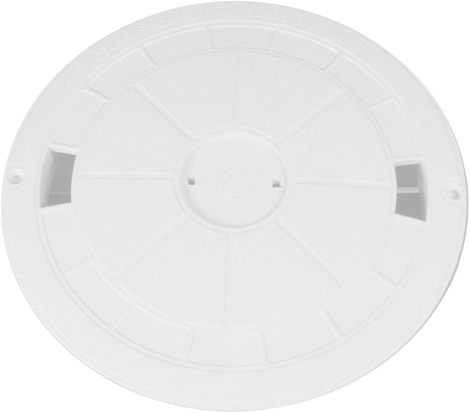 Custom Molded Products 25544-000-000 Round Skimmer Cover - White