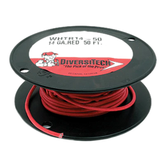 Diversitech WHTR14-50 Wire, Ht, 14G, Red, 50 Ft