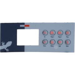 Gecko 9916-100094 Overlay for TSC-4 or K-4, 8 Keys