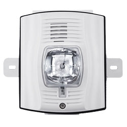 SILENT KNIGHT - HONEYWELL FIRE P2WK-P Horn/Strobe, 2-wire, Standard-candela, Outdoor, Wall Mount, with Backbox, White