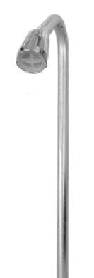 Jones Stephens S10076 Add-A-Shower Riser with Showerhead 5/8 x 61-1/8