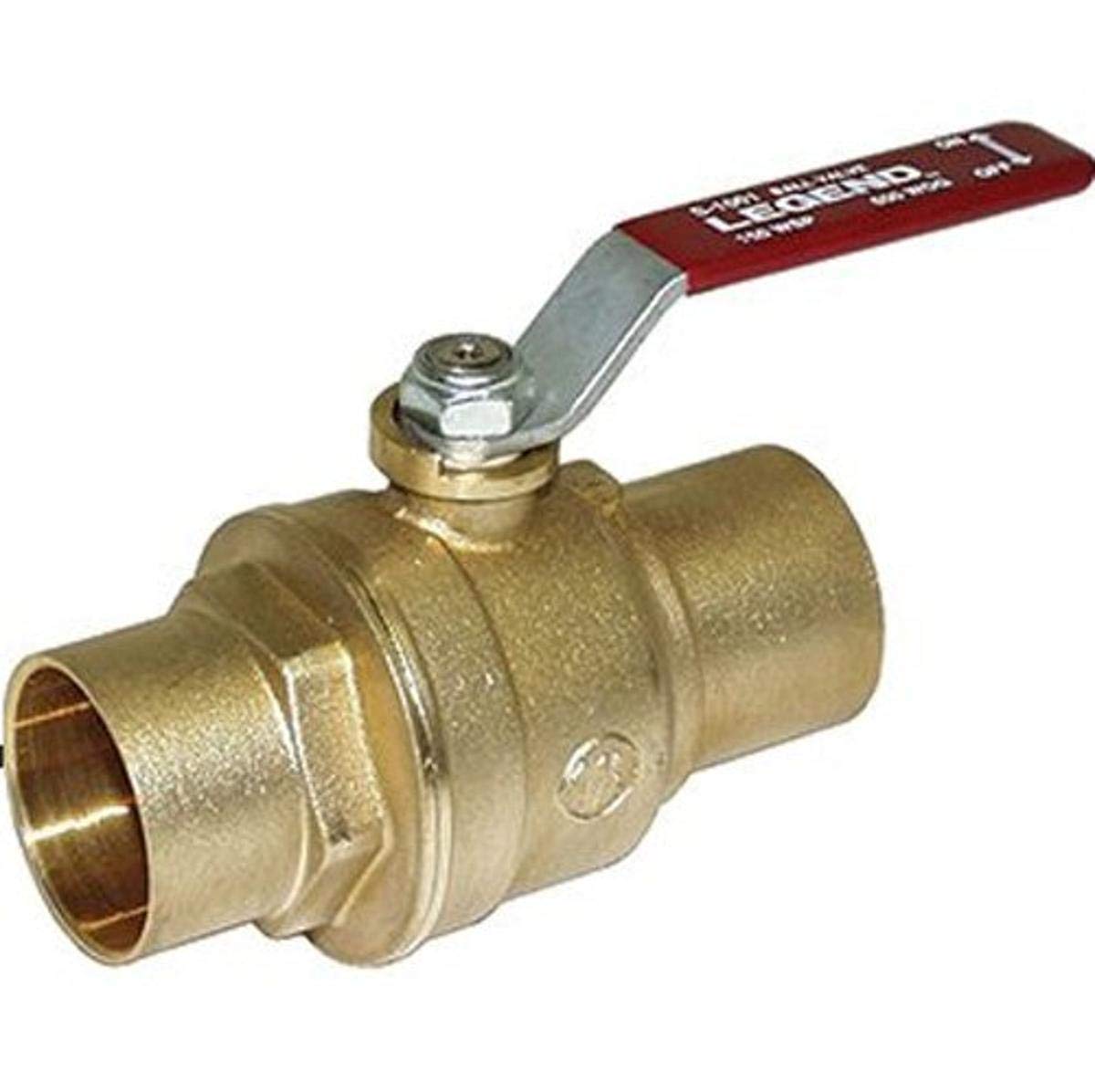 Legend Valve 101-047NL No Lead Copper x Copper Full-Port Ball Valve, 1-1/2