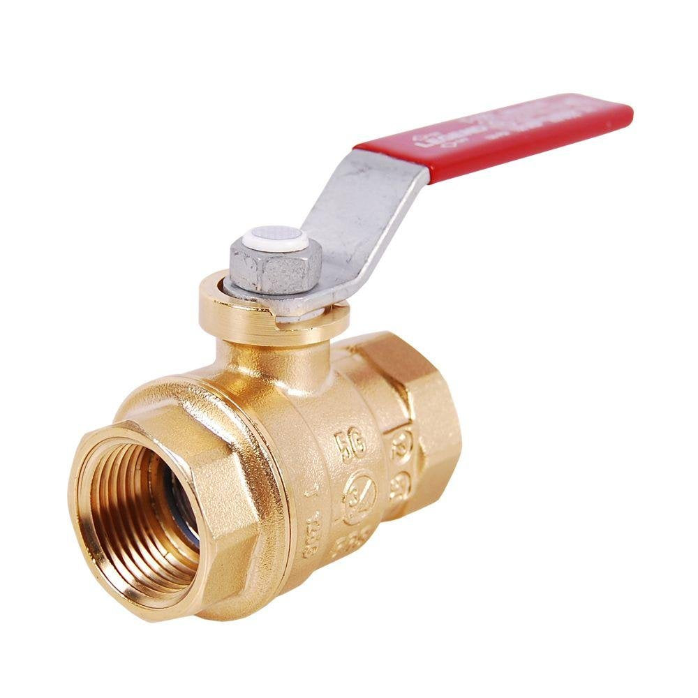 Legend Valve 101-027NL T-1001 No Lead Iron Pipe Straight Thread Full-Port Ball Valve, 1-1/2