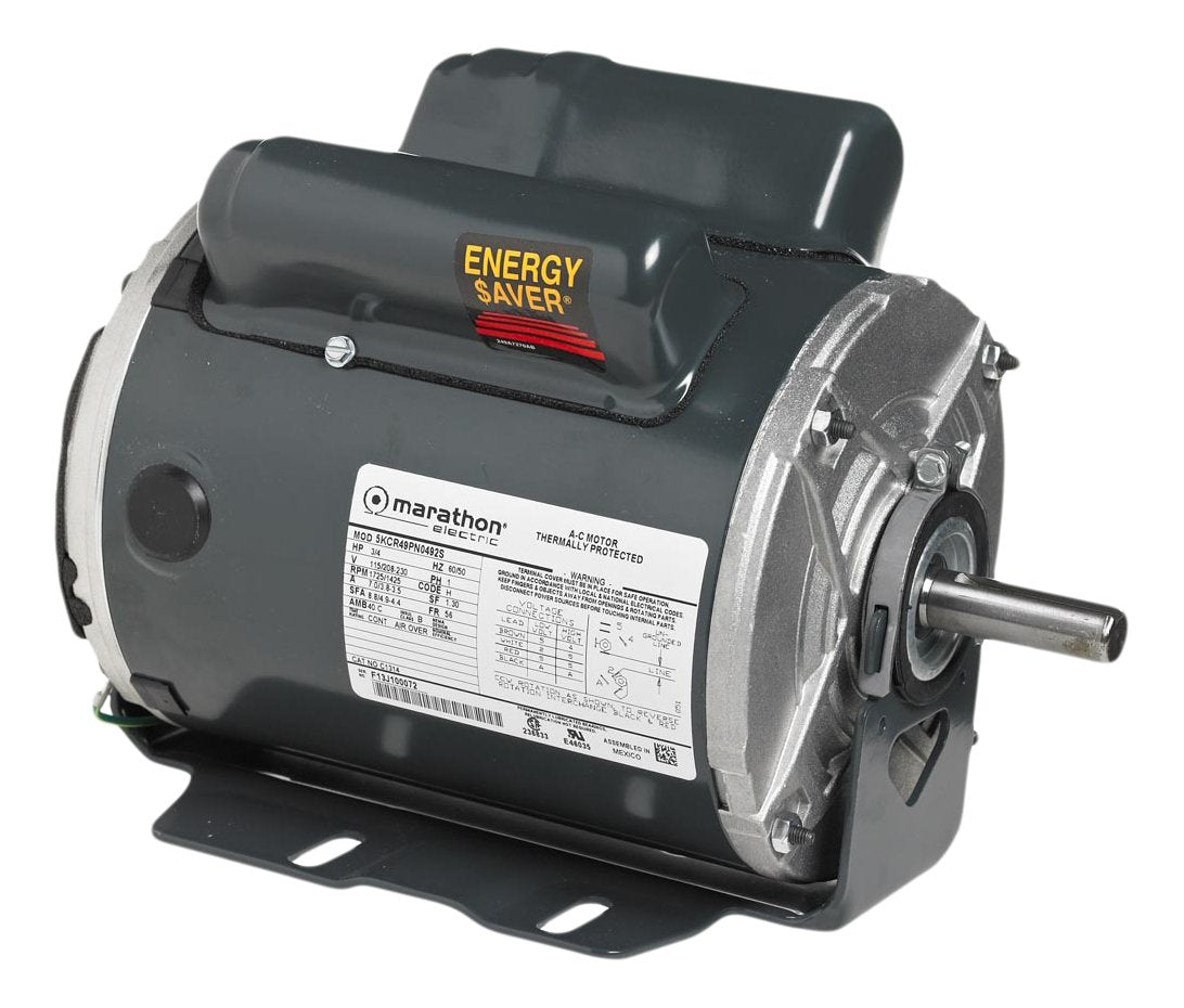 Marathon Electric MX1904 Farm Duty Exhaust Fan Motor 1 Split Phase 1/3 hp