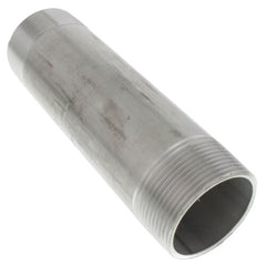 Merit Brass 4024-600 Stainless Steel 304/304L Pipe Fitting Nipple Schedule 40 Welded 1-1/2 x 6 NPT Male