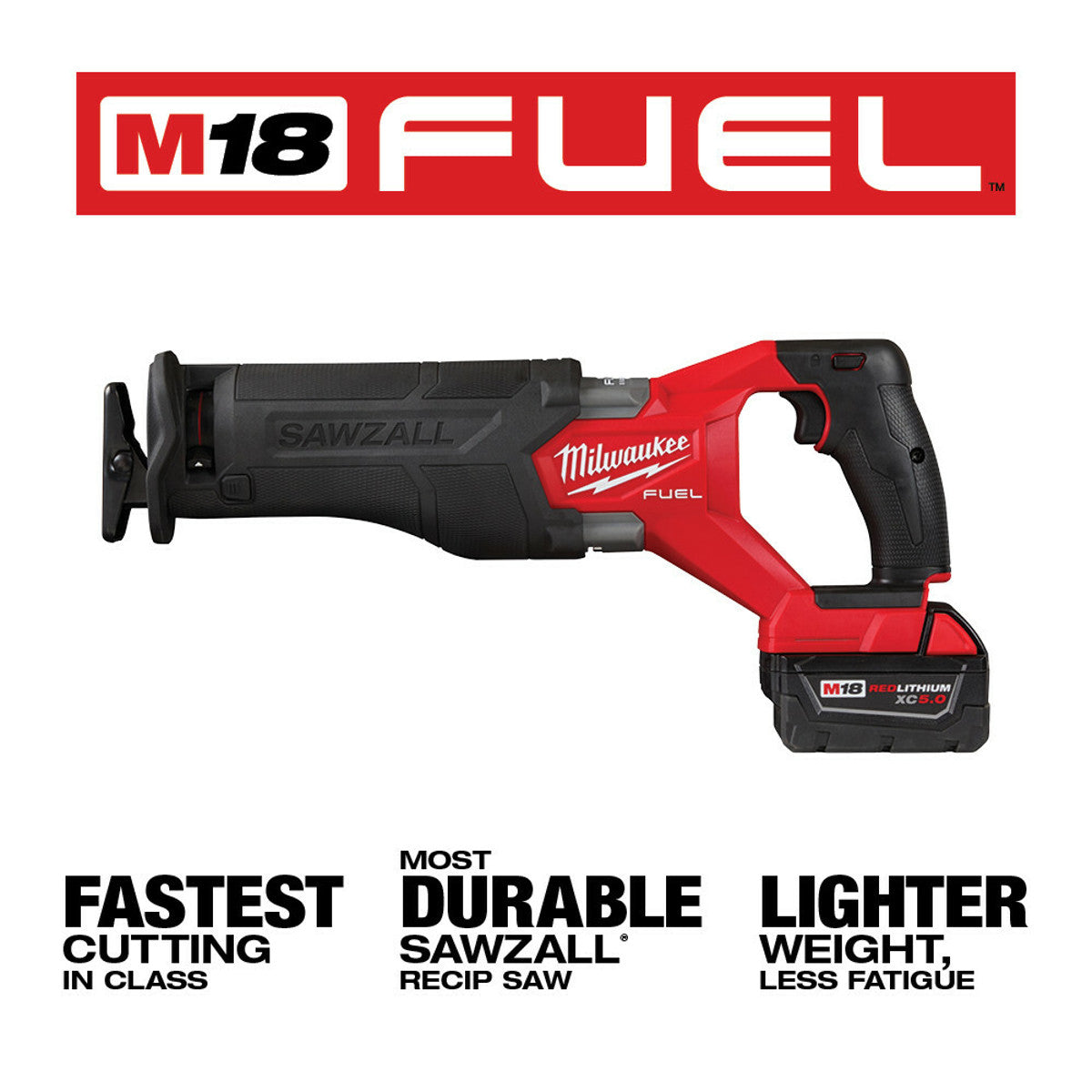 Milwaukee Tool 2998-25 M18 Fuel 5Pc Combo Kit