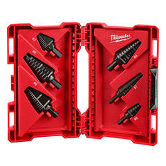 Milwaukee 48-89-9224 Step Drill Bit Set, 6 Pieces, HSS, Black Oxide