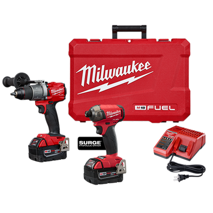 Milwaukee 2999-22 M18 FUEL Hammer Drill & Surge Hydraulic Driver Combo Kit