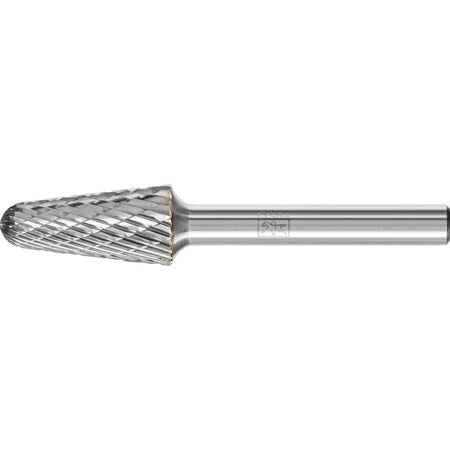 Pferd 22346 Tough Carbide Bur - 14 Degree Taper - DBL Cut (3R) - 1/2 x 1-1/8 x 1/4 Shank - SL-4