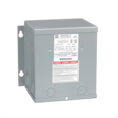 Square D 1.5S1F Dry Sealed Transformer 1.5 kVA 240 x 480 VAC Primary 120/240 VAC Secondary