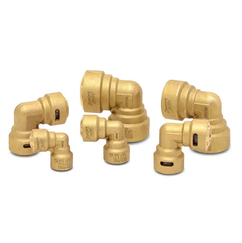 Sporlan PZKP-90E8-HNBR ZoomLock Push To Connect Refrigerant Fitting | 1/2 Elbow