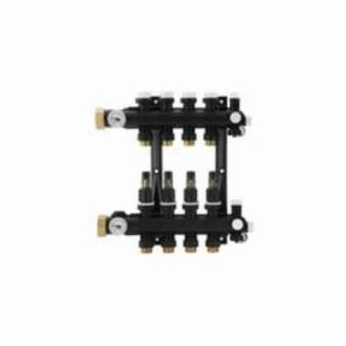 Uponor A2670201 Engineered Plastic Heating Manifold Assembly w/ Flow Meters (2) Brass