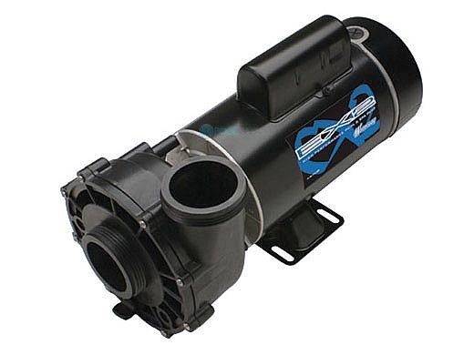 Waterway Plastics 3420820-1U EX2 Spa Pump | 2-Speed 2.0HP 230V 48-Frame | 10.5A - 2.6A | 2 Intake 2 Discharge