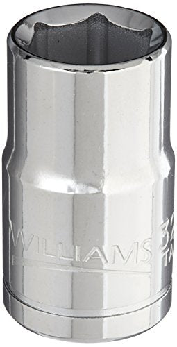 Williams 32118 1/2-Inch Drive 6 Point Shallow Socket 9/16-Inch