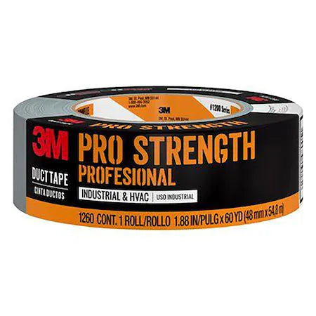 3M 7000127027 Pro Strength Duct Tape 1260-A 1.88 in x 60 yd