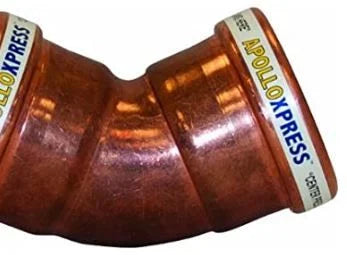 Apollo 10062062 4-Inch CXC 45-Degree Copper Elbow