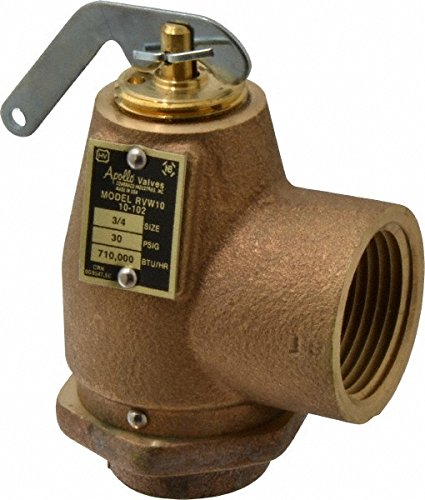 Apollo Valves 10-102-05 3/4 x 1 in. Bronze FNPT 30# Relief Valve