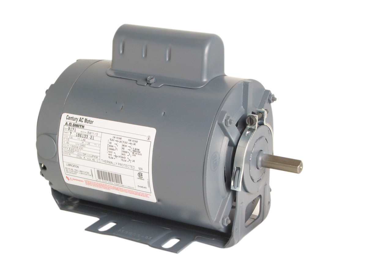 Century UB171 Fan and Blower Motor 1/3 HP ODP SINGLE