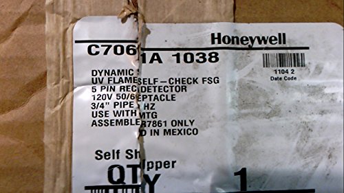 Honeywell C7061A1038 Dynamic Self-Check Ultraviolet Flame Detector NEM