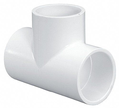 Lasco 401-020 Tee Pipe Fitting Schedule 40 PVC Socket x Socket x Socket