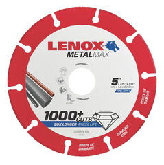 Lenox 1972922 MetalMax Diamond Edge Cutoff Wheel, 5 x 7/8