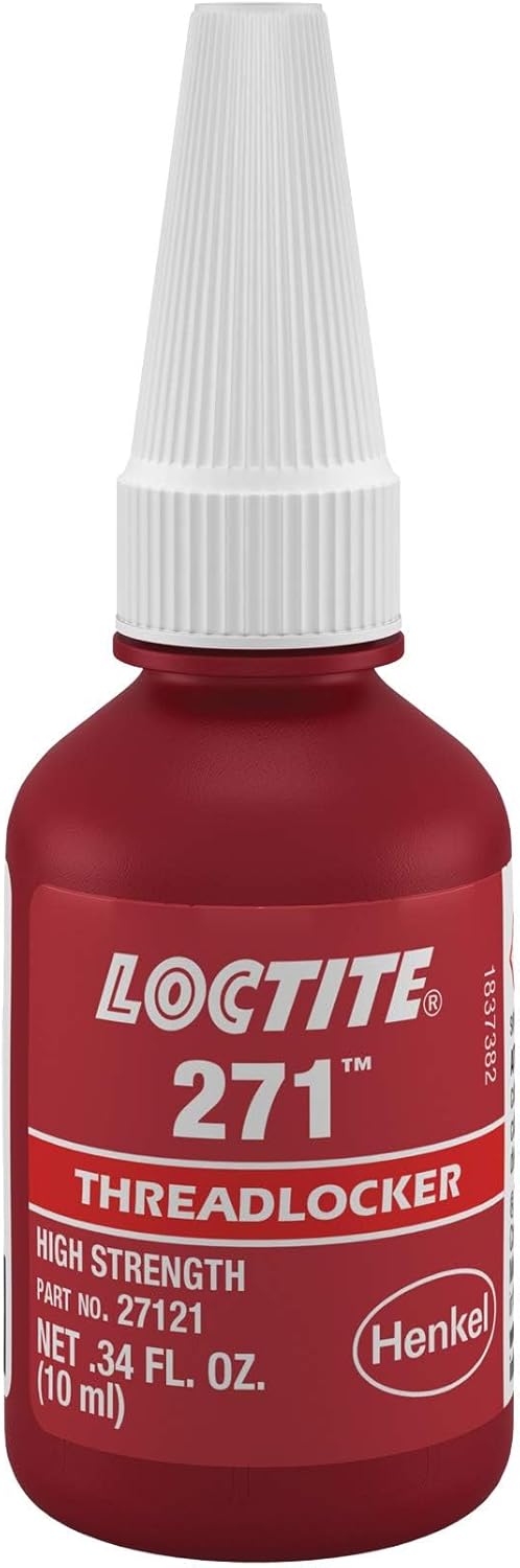 Loctite 27121 Red 271 Low Viscosity High Strength Threadlocker 10 Milliliters