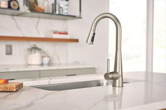 Moen 7864SRS Sleek Spot Resist Stainless One Handle High-Arc Pulldown Kitchen Sink Faucet