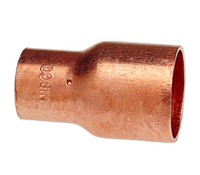 Nibco 600R 1-1/2 x 1/2 in. Sweat Wrot Copper Reducing Coupling with Stop