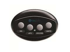 Pentair 521893 iS4 Spa-Side Remote Control | 4 Button Black 150 ft Cable