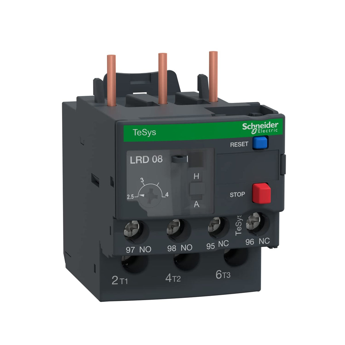 Schneider Electric LRD08 Overload Relay 2.5 to 4.0A 3 Poles