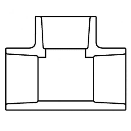 Spears 801-025C 2-1/2 CPVC TEE SOC SCH80