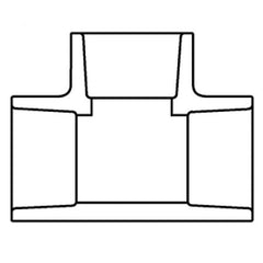 Spears 801-025C 2-1/2 CPVC TEE SOC SCH80