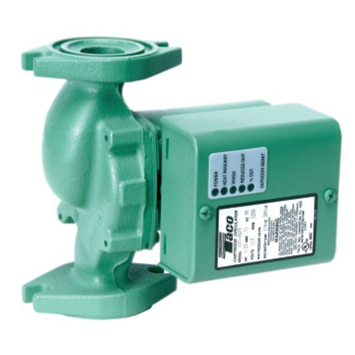 Taco 0012-VDTF4 Variable Speed Circulator Pump, 1/8 HP