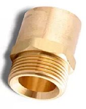 Uponor A4332075 R20 x 3/4 MNPT Copper Pipe Adapter