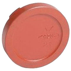 Victaulic F024060P00 Model 60 Orange Enamel Painted Ductile Iron Cap, 2-1/2 In Grooved End